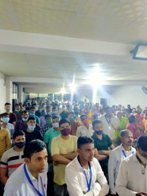 A vibrant community gathering.