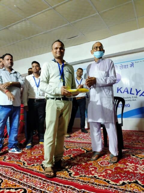 A successful business handshake.